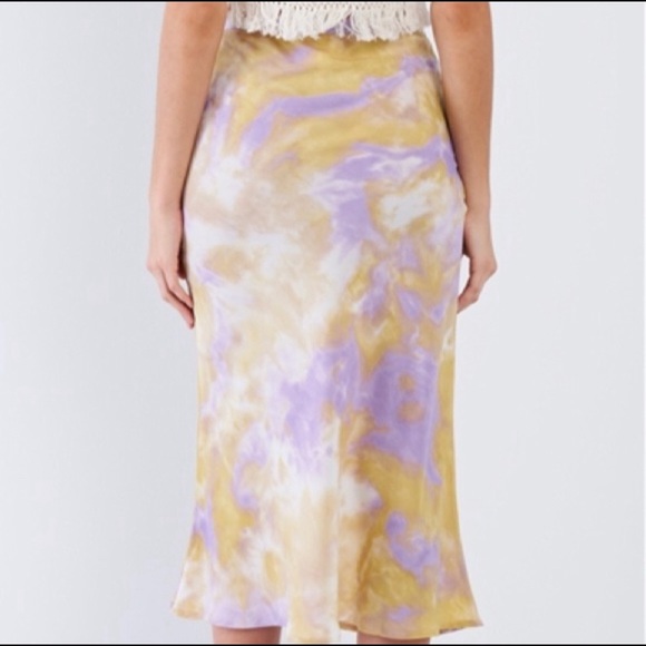 tie dye high waisted skirt - Picture 2 of 2